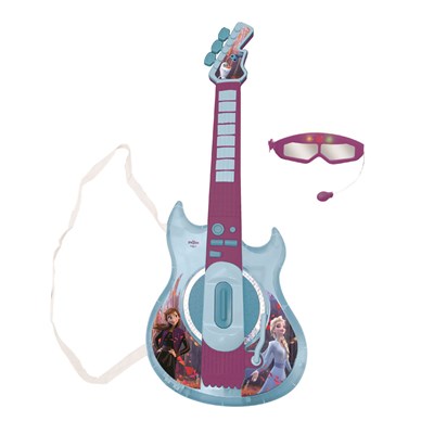 Elektrisk Guitar med Mikrofon i Brillefo
