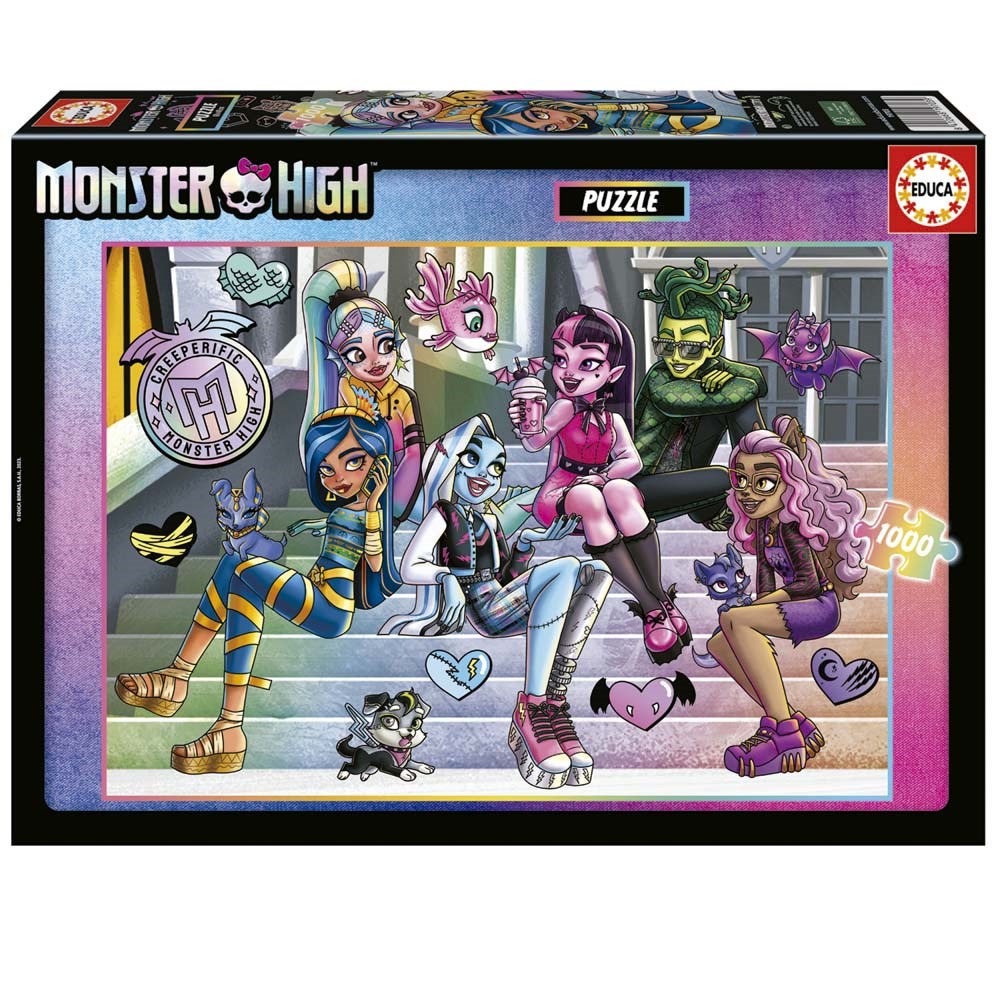 Monster High Puslespil 1000 Brikker