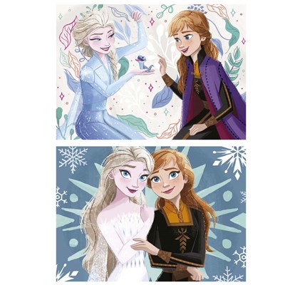 Disney Frozen Puslespil 2x20 Brikker
