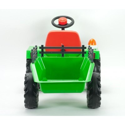 Traktor med hænger Elbil 6V