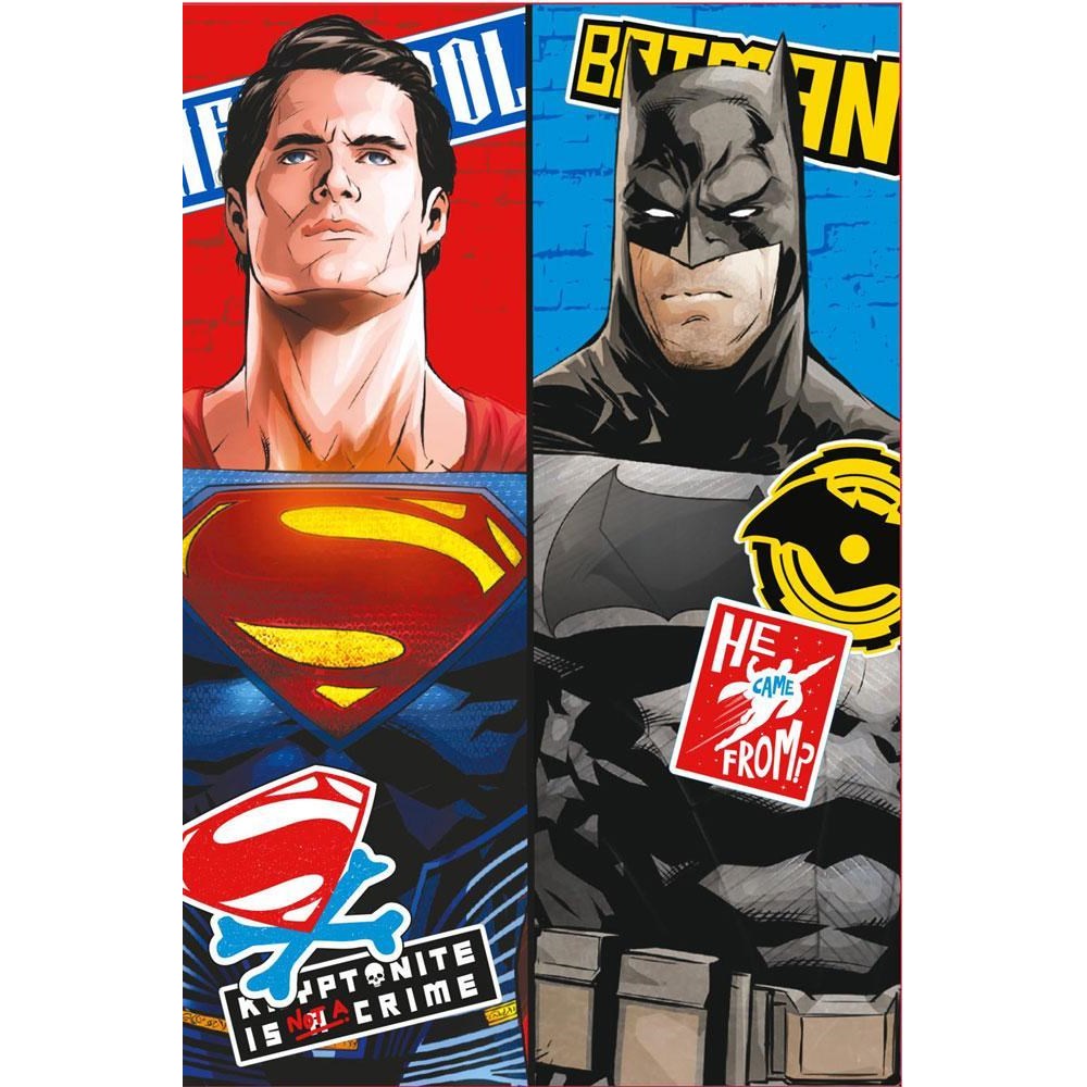 Batman VS Superman fleece tæppe