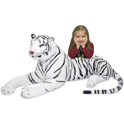 Plys hvid tiger