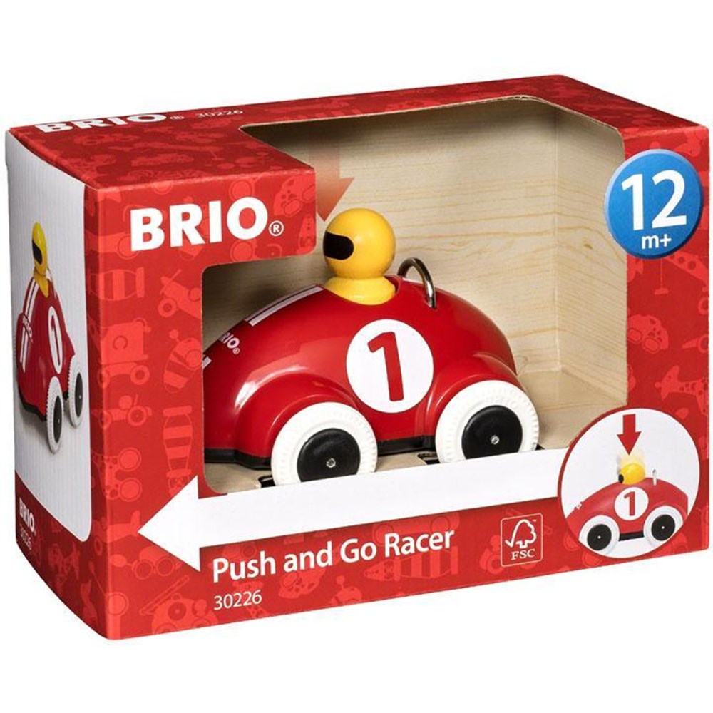 BRIO Push & Go Racerbil