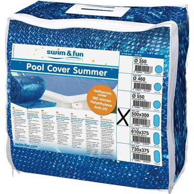 Pool Termo Cover paser til 500x300 cm