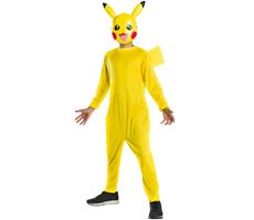 Pikachu med hale og maske 110 cm