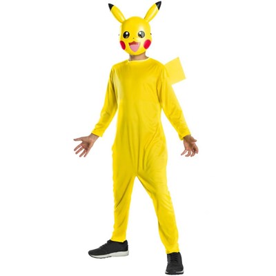 Pikachu med hale og maske 110 cm