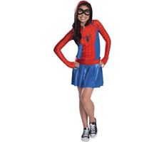 Spidergirl kjole 140 cm