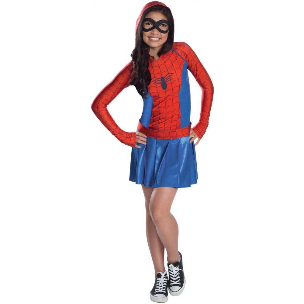 Spidergirl kjole 140 cm