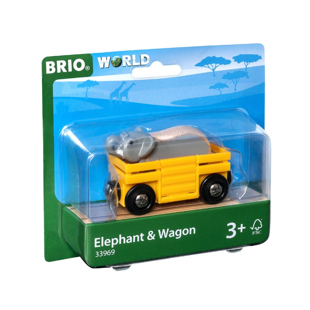 Elefant og vogn