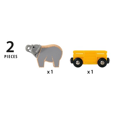 Elefant og vogn