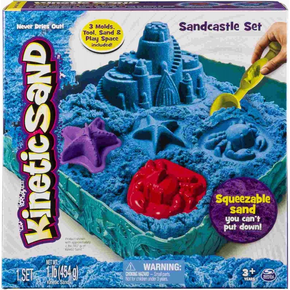 Kinetisk Sand Sandkasse 450g blå