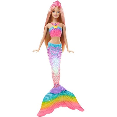 Barbie havfrue med lys