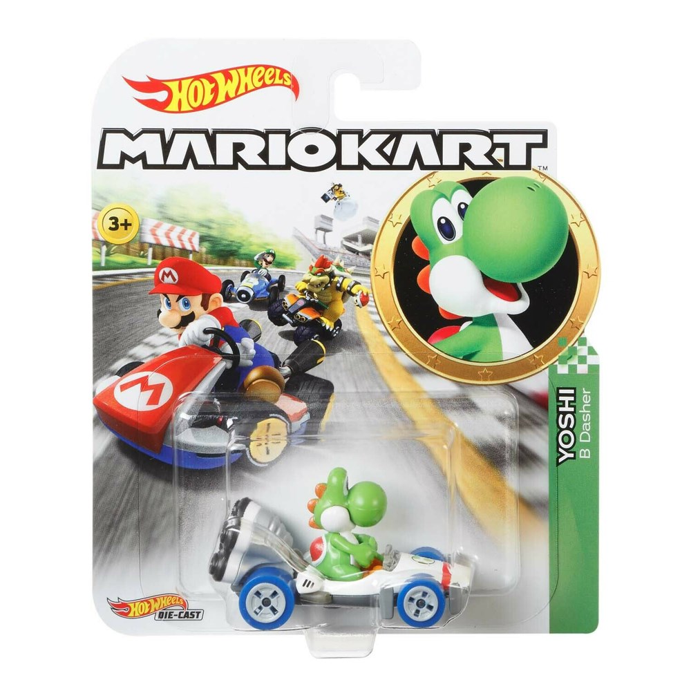 Hot Wheels Mario Kart Yoshi, 1:64