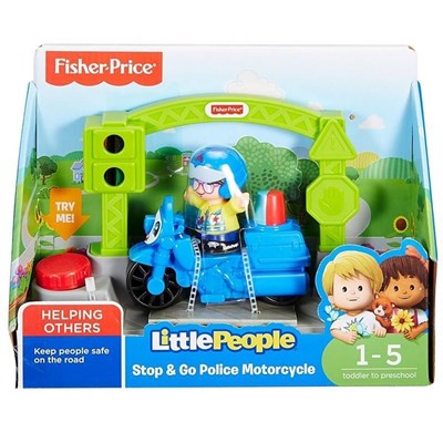 Fisher Price Stop & Go Police Motorcycle