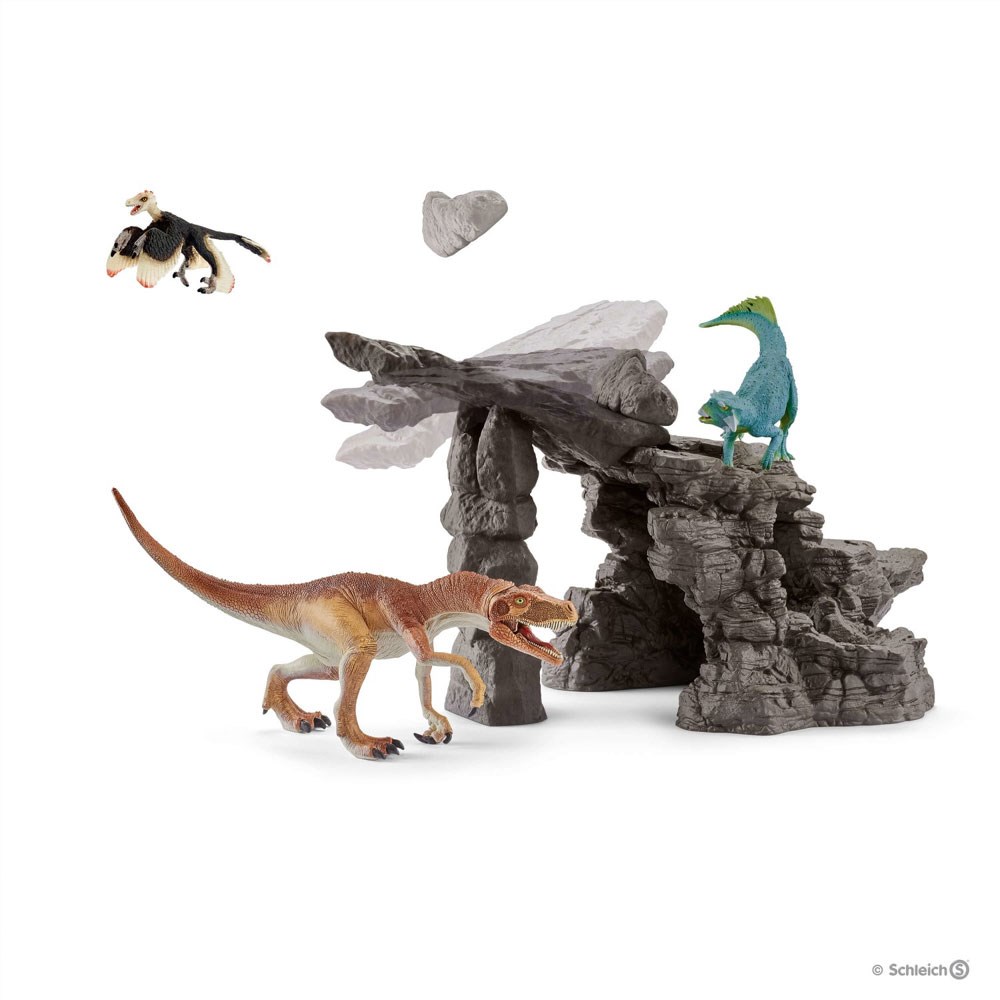 Dinosaurus sæt med hule