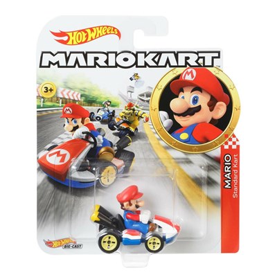 Hot Wheels Mario Kart Mario, 1:64