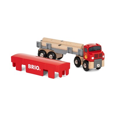 Lastbil med tømmer