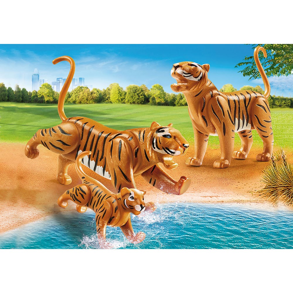 2 tigre med baby