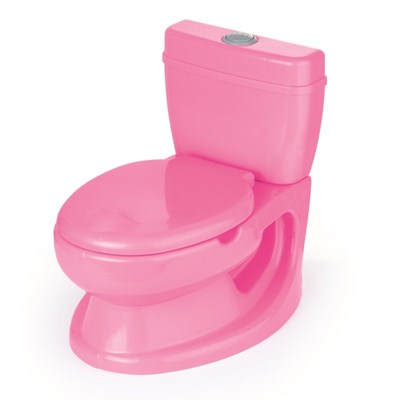 Toilet træner med lyd, pink