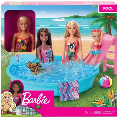 Barbie pool og dukke