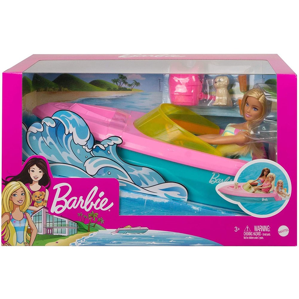 Barbie Båd m. Dukke