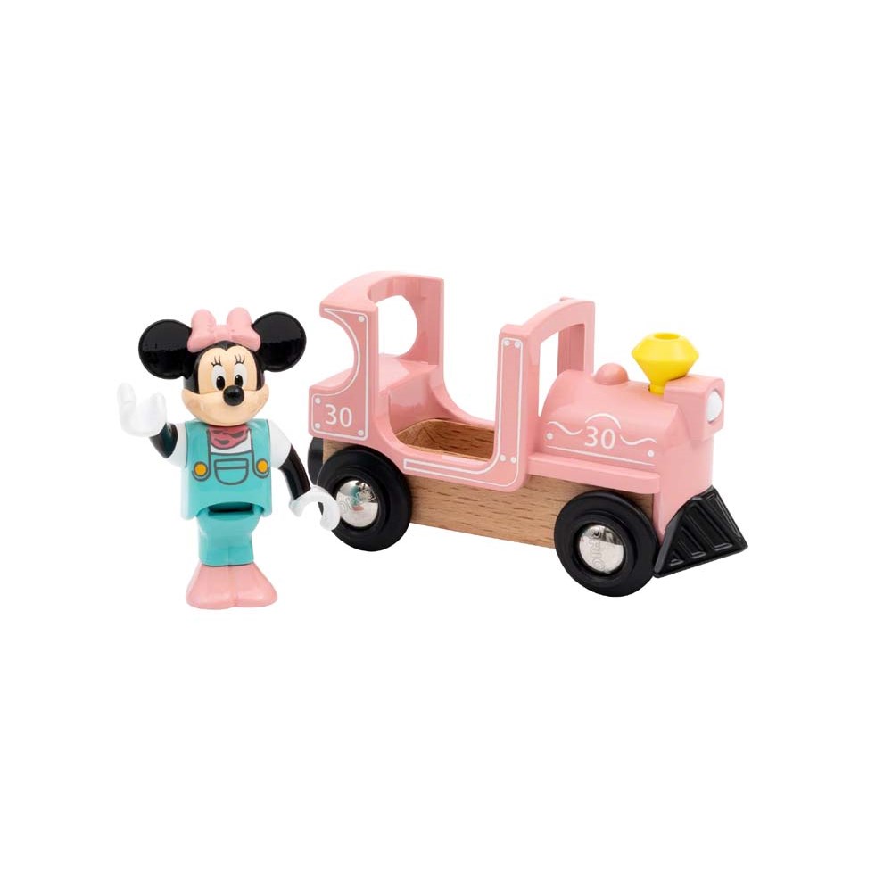 Minnie Mouse og lokomotiv