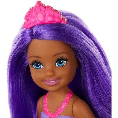 Barbie Chelsea Havfrue Lilla hår