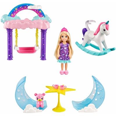Barbie Dreamtopia Playset med gynge