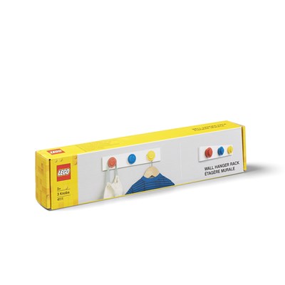 LEGO Knagerække rød, blå og gul