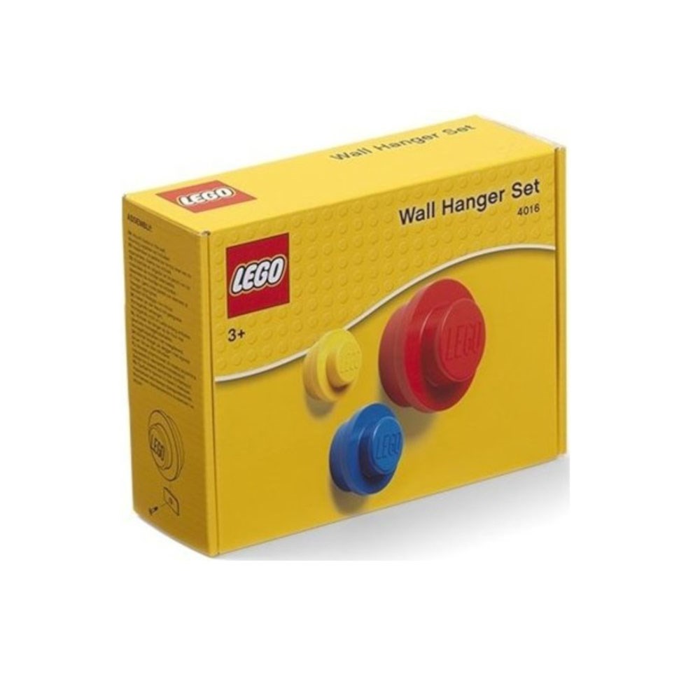 LEGO Knager 3 stk rød, blå og gul
