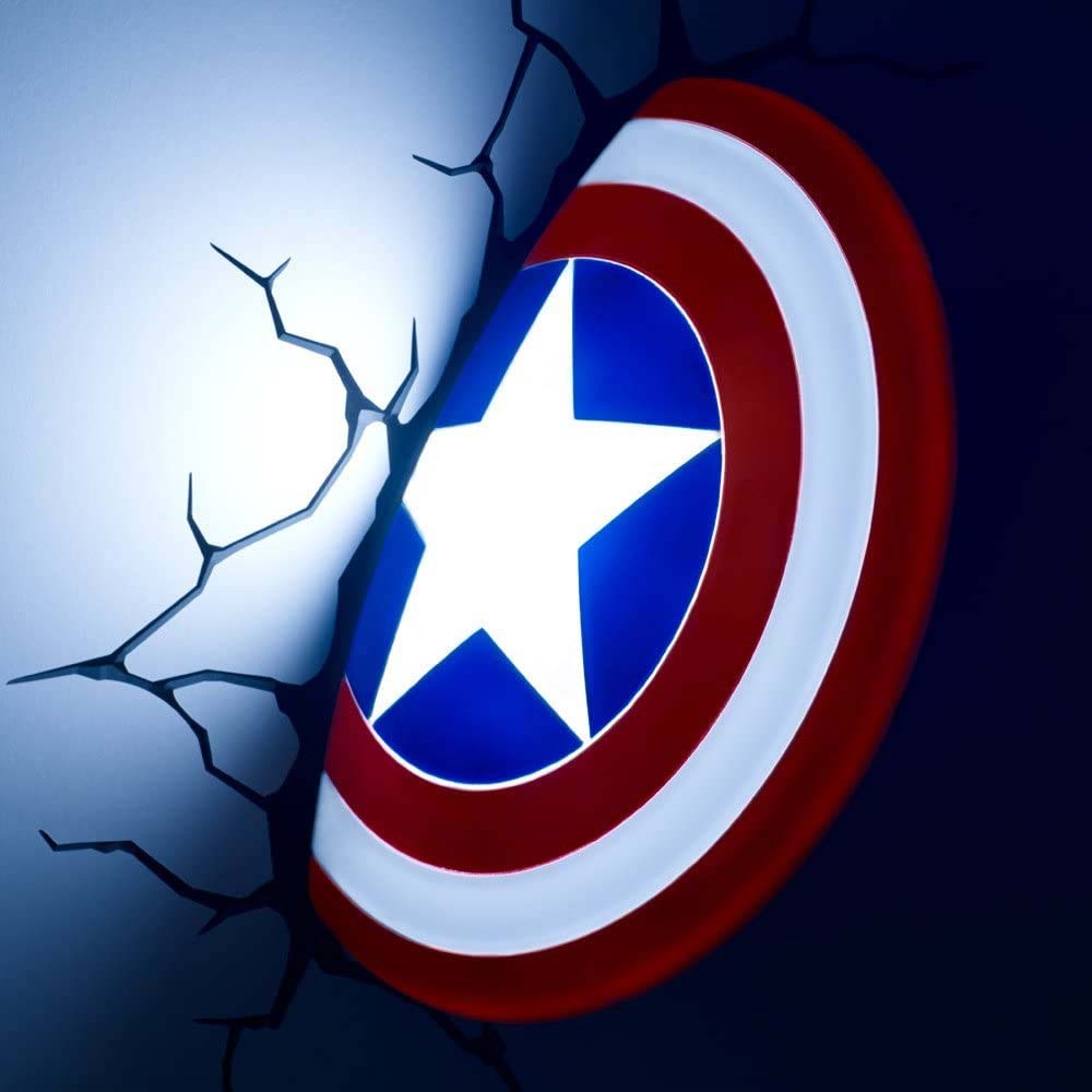 3D væglampe - Avengers Captain America