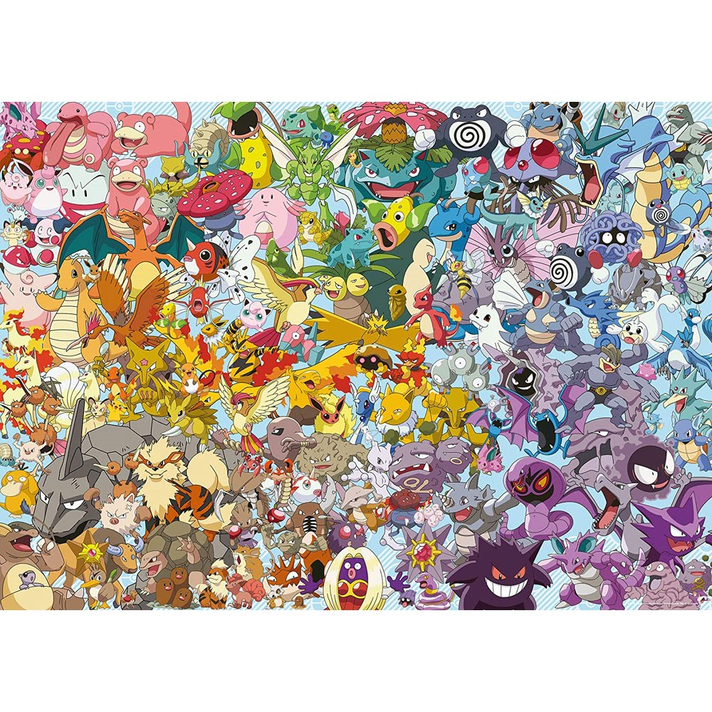 Pokemon Challange Puslespil 1000 Brikker