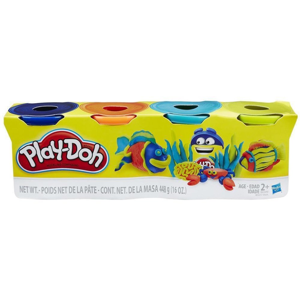Play-Doh 4 bøtter modellervoks