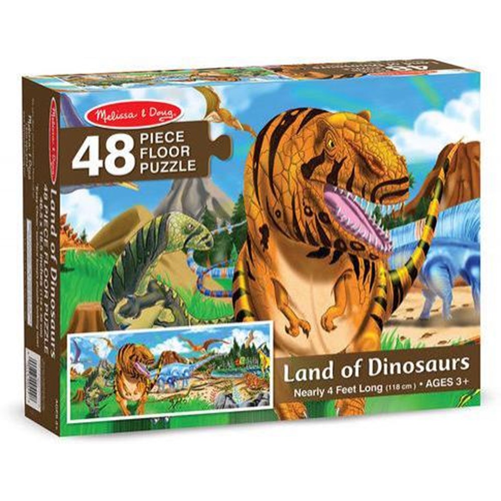 Kæmpe gulvpuslespil Dinosaur, 48 brikker