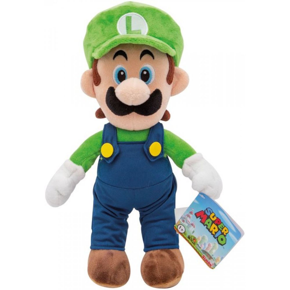 Super Mario Luigi Bamse 30 cm