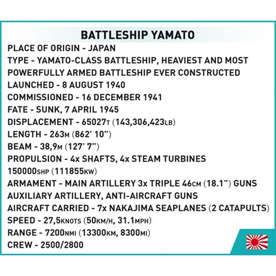 Japansk Krigsskib Yamato