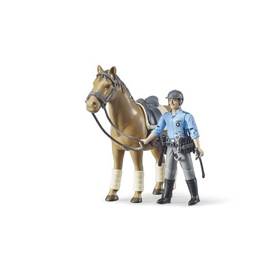 Politimand med hest