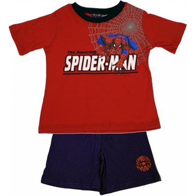 Spiderman T-shirt og shorts 86 cm