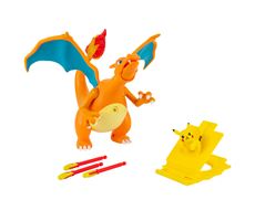 Pokemon Fire + Fly Charizard med Pikachu