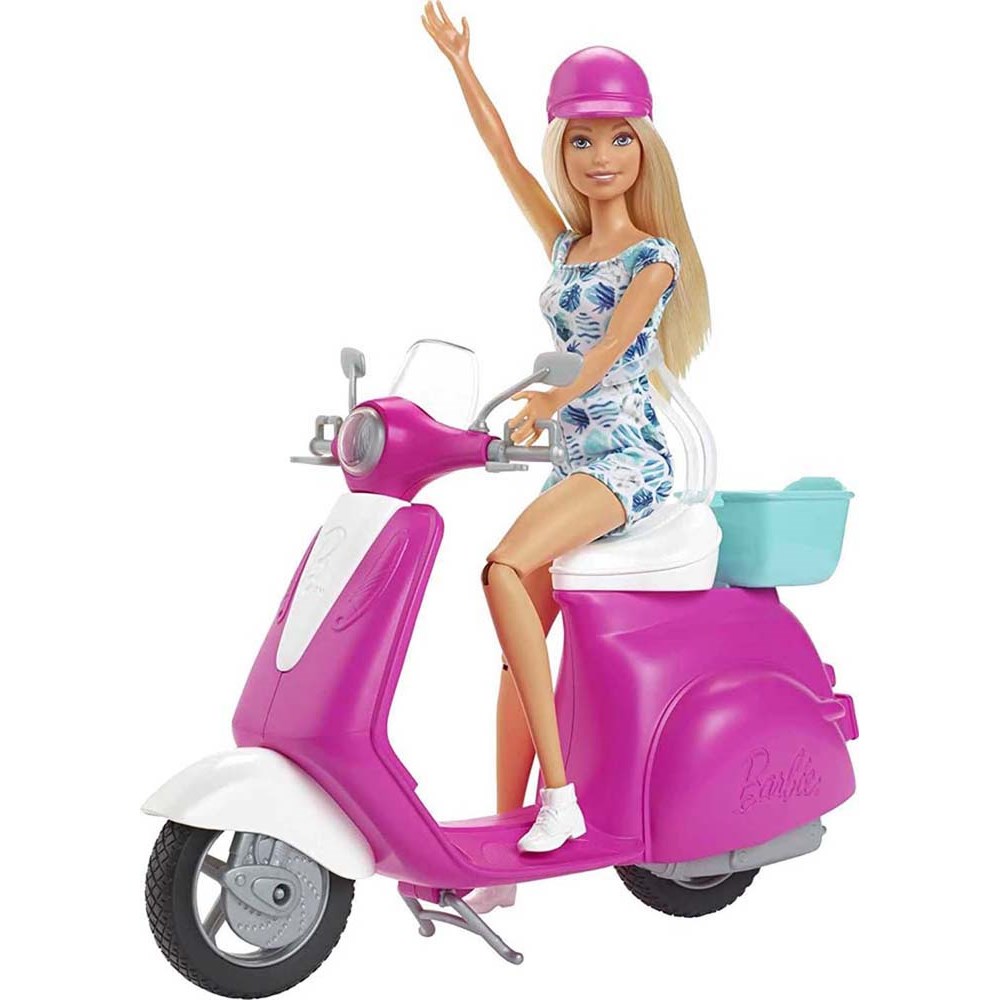 Barbie Scooter med Dukke