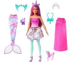 Barbie Fairytale Dress-up Havfrue Dukke