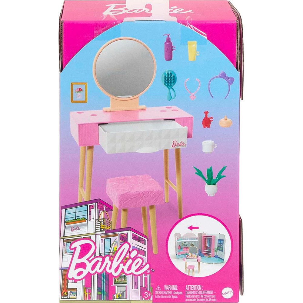 Barbie Møbler og Tilbehør Vanity Theme