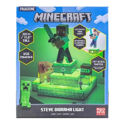 Minecraft Diorama Figur Lampe