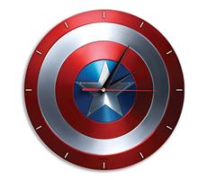 Captain America Shield Analogt Vægur
