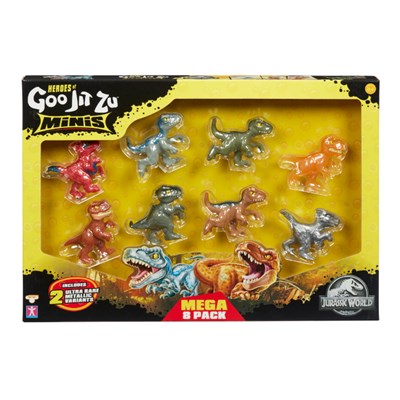 Goo Jit Zu Jurassic STRETCH Minis 8 Pack