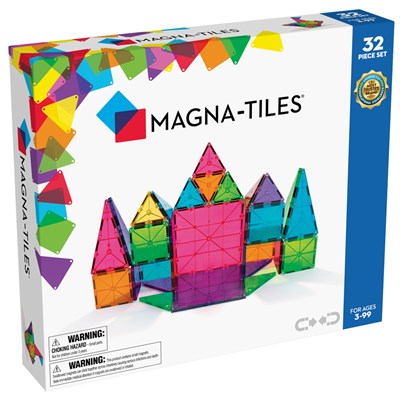 Magna Tiles Transparente Farver 32 Dele