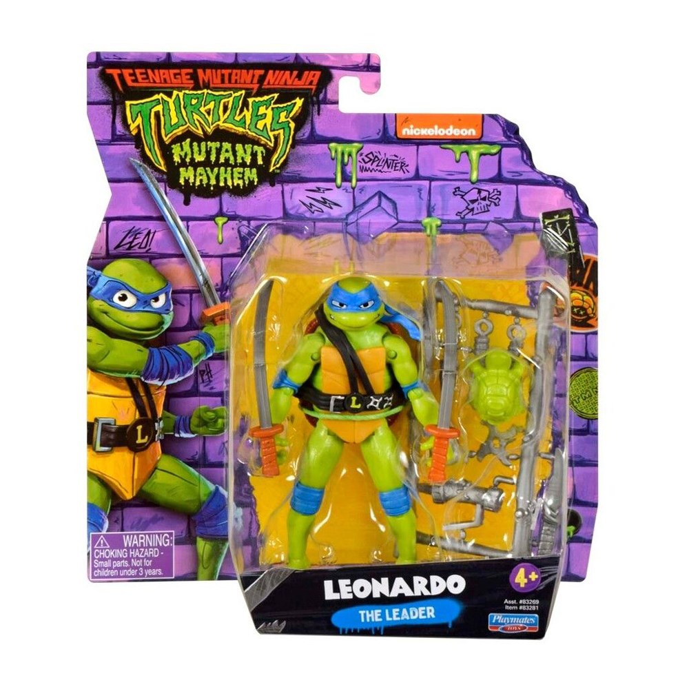 Turtles Mutant Mayhem Leonardo Figur