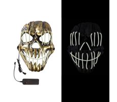 Maske med LED - monster