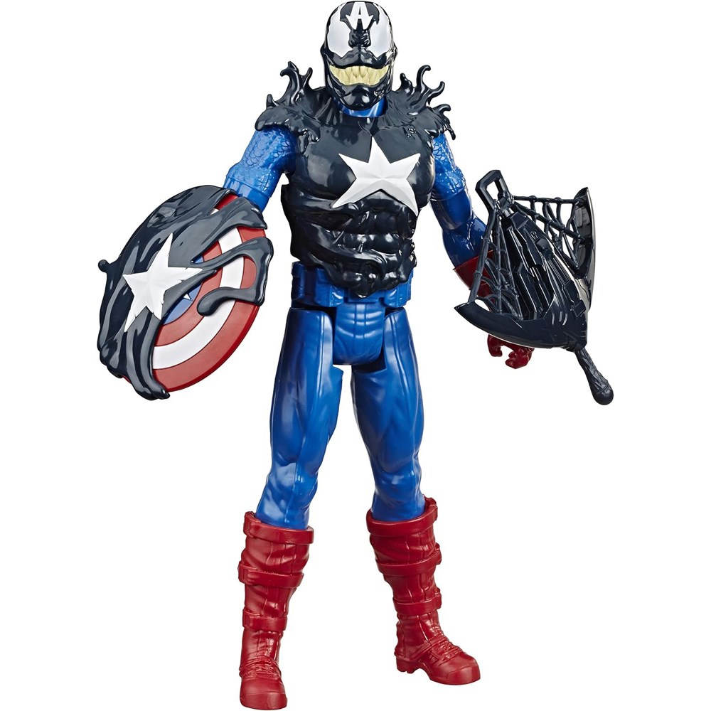 Spiderman Venom Captain America