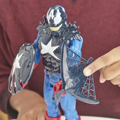 Spiderman Venom Captain America